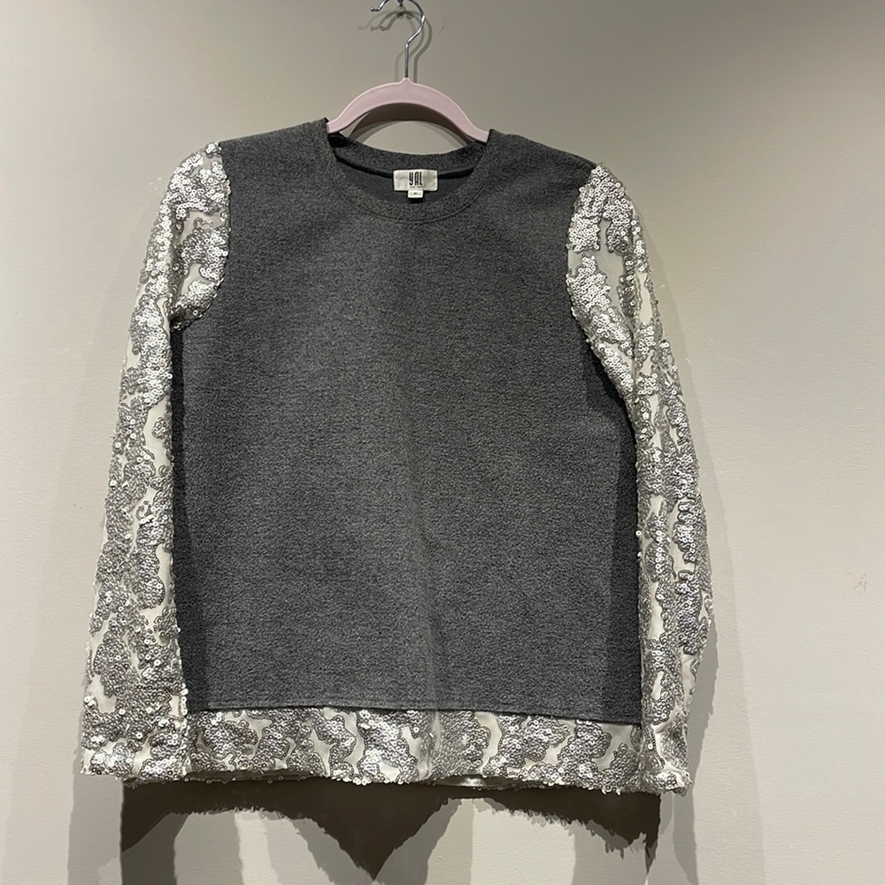 YAL New York Sequined Sweater